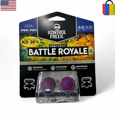 KontrolFreek FPS Thumbsticks for PS4/PS5 – Battle Royale (Purple) – Ships Fast - Image 1 of 3