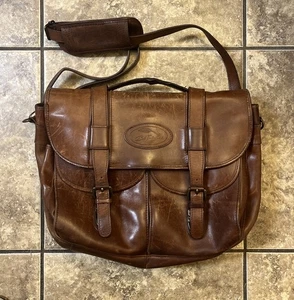 Bob Timberlake valigetta in pelle borsa a tracolla messenger per laptop - Foto 1 di 16