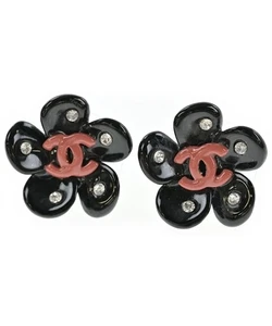 CHANEL Earrings BlackxPink 2200589216214 - Picture 1 of 5