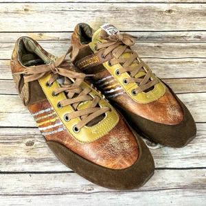 Sneakers stringate True Religion da uomo in pelle marrone e camoscio stile retrò 13 - Foto 1 di 10