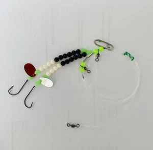 Sea Fishing Rigs 5 x 2 Hook Firetail Stinger Rigs New For 2025 In WHITE. - Picture 1 of 1
