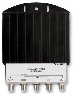 LABGEAR - 4-Weg Splitter met Buitenbox - Afbeelding 1 van 1