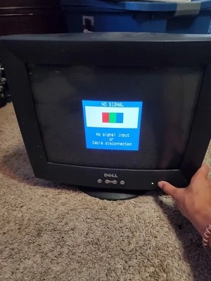 Dell E772c 17" CRT VGA Color Computer CRT Monitor 60Hz Retro Gaming Tested - Image 1 of 4