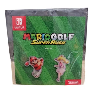 Juego de prendedores coleccionables Mario Golf Super Rush pedido anticipado SOLO - Imagen 1 de 2