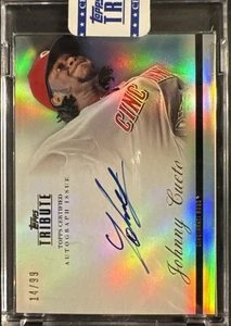 2012 Topps Tribute #TA-JC2 Johnny Cueto Cincinnati Reds AUTO 14/99 - Bild 1 von 2