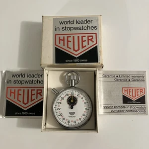 Heuer Trackstar 7 Jewels cronometro vintage pezzo da collezione raro anni 70 - Foto 1 di 23