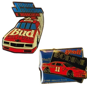 Budweiser NASCAR Pin Lot - Junior Johnson Bud Car + Geoff Bodine, 80er 90er Racing - Bild 1 von 21