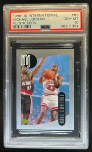 1998-99 Upper Deck Michael Jordan Stickers #83 Bulls PSA 10 - Picture 1 of 2