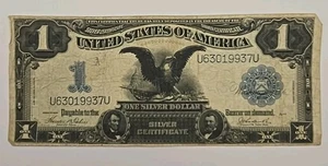 Serie de billetes grandes de $1 dólar de 1899. Certificado de plata - Imagen 1 de 10