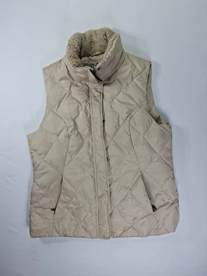 Kenneth Cole Reaction L Women's Puffer Vest Hiking Walking Zipper Pockets - Image 1 of 4