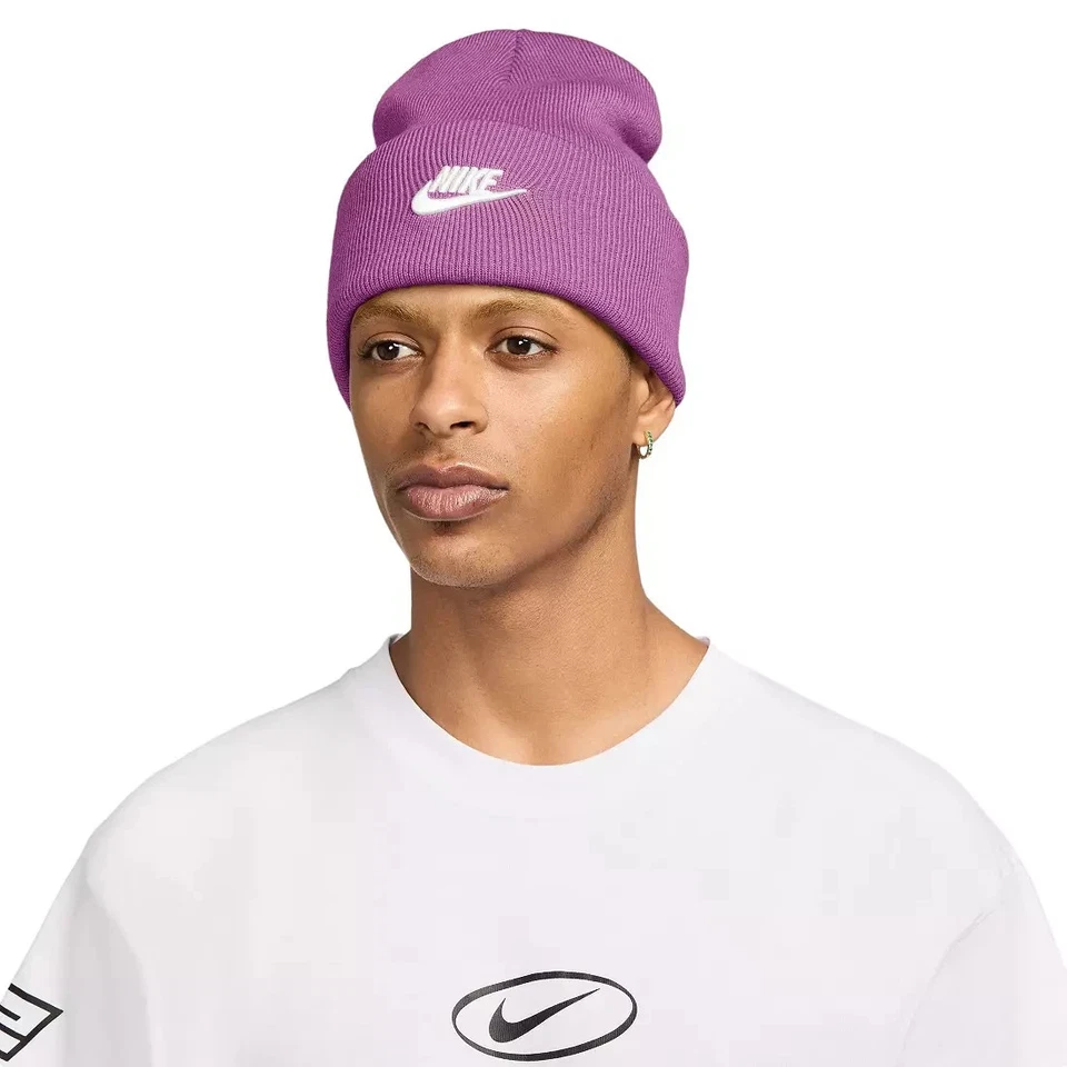 Nike Peak Futura Beanie Hat Unisex Sportswear Cap Casual Black HF0186-010