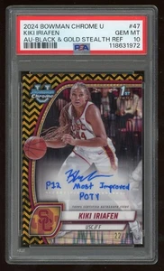 Bowman Chrome University Kiki Iriafen RC 2024 novato inscripción automática/24 PSA 10 - Imagen 1 de 2