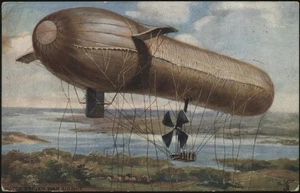 GB. Used Tuck's Postcard Motor Driven War Airship 1913 - Picture 1 of 2