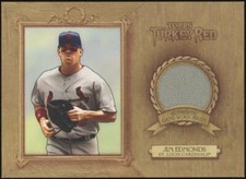 2007 Topps Turkey Red Jim Edmonds Game Worn Jersey Card