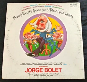 JORGE BOLET - FRANZ LISZT'S GREATEST HITS OF THE 1850s RCA RED SEAL LSC-3259 12" - Picture 1 of 2