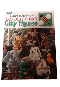 Vintage Leisure Arts “I Can’t Believe I’m Sculpting Clay” DIY Craft Book Guide - Bild 1 von 5