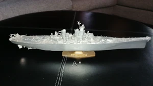 Revell USS New Jersey 1/535? Battleship vintage INCOMPLETA plastica - Foto 1 di 13