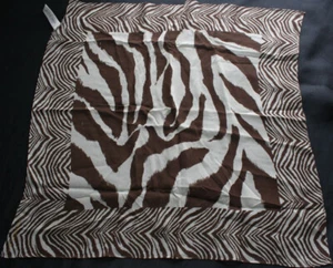 Vintage ANNE KLEIN Tiger Print Silk Chiffon Scarf  - Picture 1 of 4