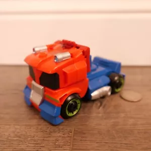TRANSFORMERS Rescue Bots - OPTIMUS PRIME Figure from the RACING TRAILER Set 2016 - Picture 1 of 3