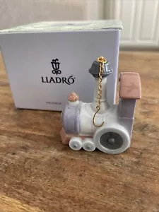 LLADRO “Train” Locomotive Porcelain Ornament #6264 - Picture 1 of 3