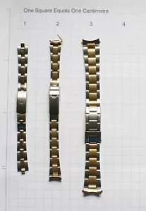 CORREA DE RELOJ DE METAL PULSERA 4-9 mm Nuevo Para hombres Mujeres 059 De colección - Imagen 1 de 2