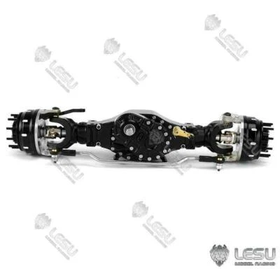 LESU Metal Differential Front Through Wheel Reduction Axle for 1/14 RC Truck - Image 1 of 4