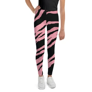 Youth Leggings Pink Tiger AA1 CLOTHING - Picture 1 of 29