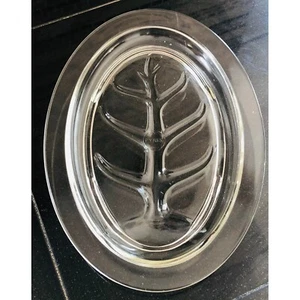 Plato de carne vintage Pyrex Tree of Life #372 15 pulgadas - Imagen 1 de 6