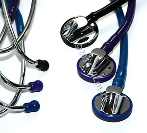 Professionelles Kardiologie-Stethoskop SCHWARZ, BLAU, LILA 14a Nehmen Sie Ihre Farbe auf - Bild 1 von 25