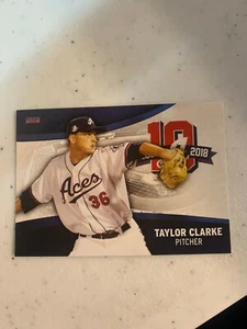 Taylor Clarke 2018 Reno Aces Team Card - Picture 1 of 1