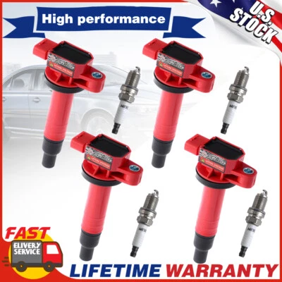 Ignition Coil & Spark Plug w/plug For Toyota Scion XA XB 1.5L UF316 90919-02240 - Image 1 of 4