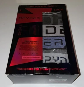PACK DE 5 CALZONCILLOS BOXER SPYDER MULTIELÁSTICOS RENDIMIENTO AZUL/NEGRO/GRIS TALLA GRANDE - Imagen 1 de 10
