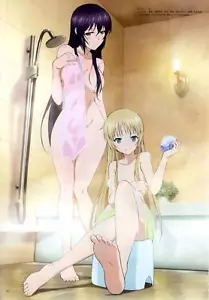 Isuca Sakuya Suseri Triage X Mikoto Oriha ANIME CLIPPING POSTER japanese girls - Picture 1 of 2