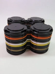 4 Stück Bierdosenhalter Viererpack für 12 oder 16 Unzen Dosen; 12 insgesamt, gemischte Farben - Bild 1 von 3