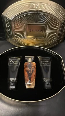 Extatic BALMAIN  EAU DE PARFUM 90 ml +100 ml Body Lotion+100 ml Shower Cream Neu - Bild 1 von 3