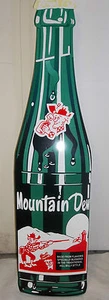 Giant Mt. Dew Bottle, Great Colors and Graphics on this Throw Back Bottle Sign - Picture 1 of 4