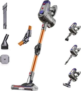 Hand Held Vacuum, Wireless Vacuum Cleaner Home 11kpa Powerful 150w Dual Motor - Picture 1 of 17