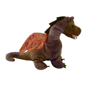 1999 TY Beanie Buddies 9" Scorch The Dragon Beanie Baby Retired Rare Plush - Picture 1 of 10