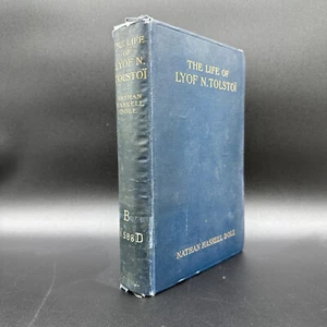 1911 1st Edition The Life Of Count Lyof N. Tolstoi by Nathan Haskell Dole - Bild 1 von 6