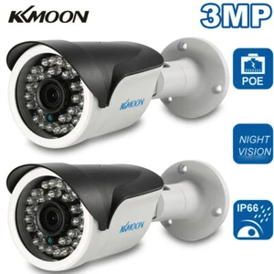 LOT KKmoon 3MP POE IP Camera Waterproof Security Camera Infrared Night Vision - Picture 1 of 14