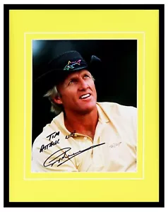 Greg Norman The Shark Signed Framed 11x14 Photo Display - Picture 1 of 2