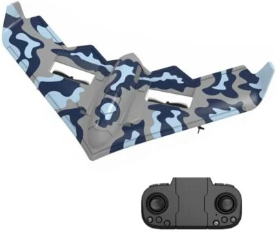 Mini RC Plane B-2 Spirit Stealth Airplane Model Toy Drone Remote Control Kids - Image 1 of 4