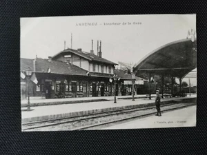 CPA 01 AMBERIEU - Intérieur de la Gare - Imagen 1 de 2