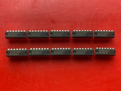 10x SN74LS08N TEXAS INSTRUMENTS IC GATE AND 4CH 2-INP 14 PIN DIP - Image 1 of 4