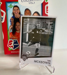 2023 Parkside Vol. 1 NWSL BLACK & WHITE Tara McKeown #107 Washington Spirit