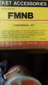 FEDERAL PACIFIC FMNB NIB NB CONVERSION KIT METER SOCKET ACCESSORIES #A8 - Picture 1 of 2
