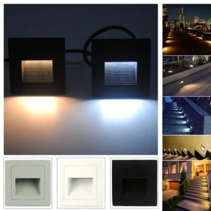 1/10/20pcs LED Recessed Walkway Stage Step Stair Wall Light Corner Lamp 85-265V - Picture 1 of 14