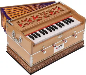 OM Harmonium By Kaayna Musicals, 2¾ Octave, 4 Stop- Yoga, Bhajan, Mantra- 440 Hz - Bild 1 von 21