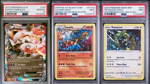 2012 Pokemon Black & White Boundaries Crossed 103 White Kyurem EX GEM MT PSA 10 - Picture 1 of 7