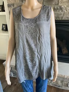 Blusa asimétrica Aziza para mujer nueva con etiquetas carbón sin mangas talla pequeña - 031 - Imagen 1 de 6